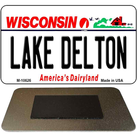 Lake Dalton Wisconsin State License Plate Tag Novelty Magnet M-10626