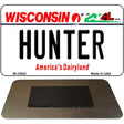 Hunter Wisconsin State License Plate Tag Novelty Magnet M-10642