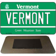 Vermont State License Plate Tag Novelty Magnet M-10658