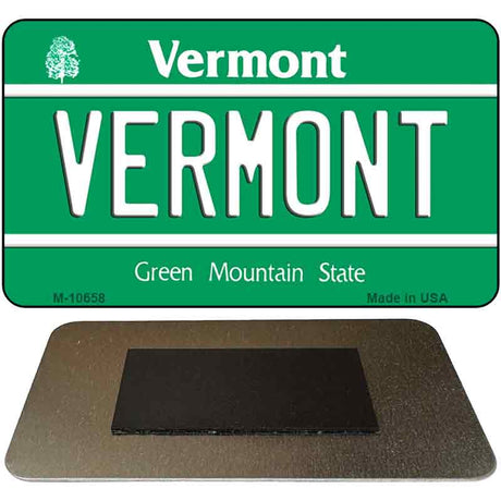 Vermont State License Plate Tag Novelty Magnet M-10658