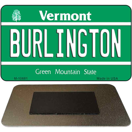 Burlington Vermont State License Plate Tag Novelty Magnet M-10661