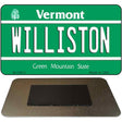 Williston Vermont State License Plate Tag Novelty Magnet M-10672