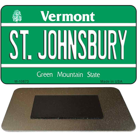 St Johnsbury Vermont State License Plate Tag Novelty Magnet M-10673