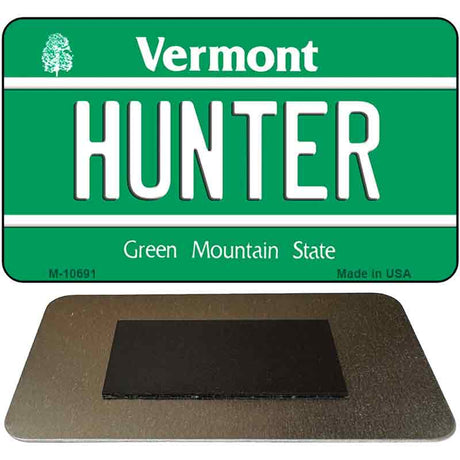 Hunter Vermont State License Plate Tag Novelty Magnet M-10691