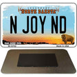 N Joy ND North Dakota State License Plate Tag Magnet M-10702