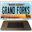 Grand Forks North Dakota State License Plate Tag Magnet M-10705