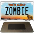 Zombie North Dakota State License Plate Tag Magnet M-10710