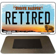 Retired North Dakota State License Plate Tag Magnet M-10716