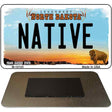 Native North Dakota State License Plate Tag Magnet M-10725