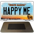 Happy Me North Dakota State License Plate Tag Magnet M-10738