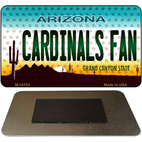 Cardinals Fan Arizona Novelty Metal Magnet M-10753