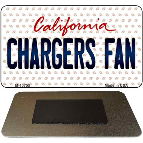 Chargers Fan California State License Plate Tag Magnet M-10755