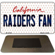 Raiders Fan California State License Plate Tag Magnet M-10756