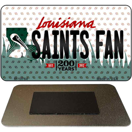 Saints Fan Louisiana State License Plate Tag Magnet M-10764