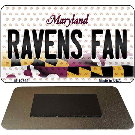 Ravens Fan Maryland State License Plate Tag Magnet M-10765