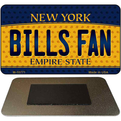 Bills Fan New York State License Plate Tag Magnet M-10771