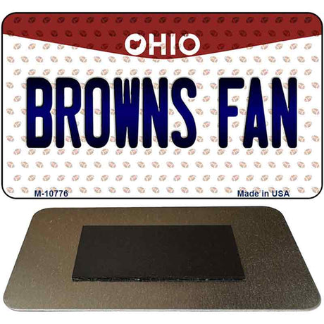 Browns Fan Ohio State License Plate Tag Magnet M-10776