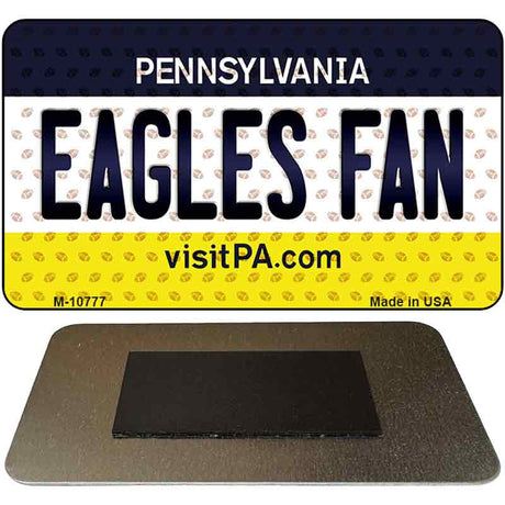 Eagles Fan Pennsylvania State License Plate Tag Magnet M-10777