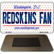 Redskins Fan Washington DC State License Plate Tag Magnet M-10782