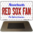 Red Sox Fan Massachusetts Novelty Metal Magnet M-10804