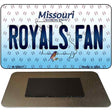 Royals Fan Missouri State License Plate Tag Magnet M-10807