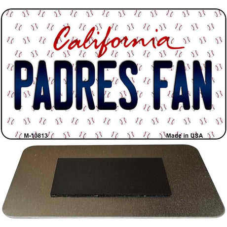 Padres Fan California State License Plate Tag Magnet M-10813