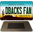 Dbacks Fan Arizona Novelty Metal Magnet M-10814