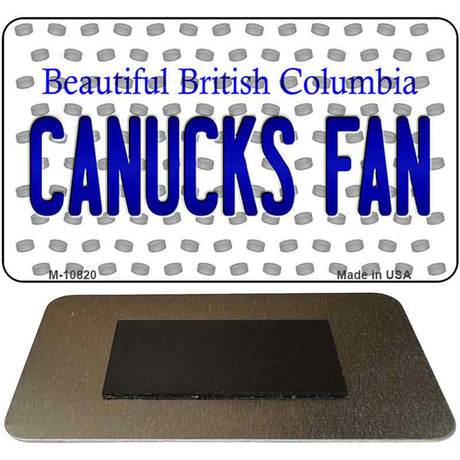 Canucks Fan British Columbia State Novelty Metal Magnet M-10820