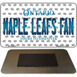 Maple Leafs Fan Ontario State Novelty Metal Magnet M-10821