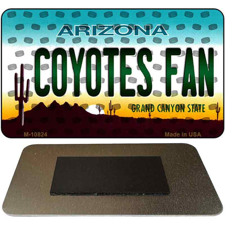 Coyotes Fan Arizona State License Plate Tag Magnet M-10824