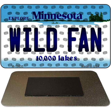 Wild Fan Minnesota State License Plate Tag Magnet M-10835