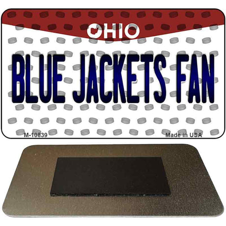 Blue Jackets Fan Ohio State License Plate Tag Magnet M-10839