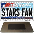 Stars Fan Texas State Novelty Metal Magnet M-10845