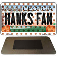 Hawks Fan Georgia State License Plate Tag Magnet M-10848