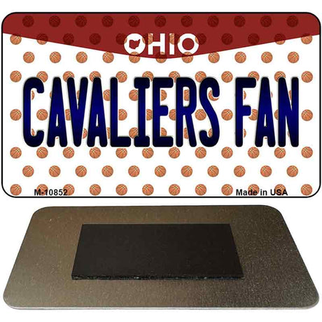 Cavaliers Fan Ohio State License Plate Tag Magnet M-10852