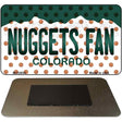 Nuggets Fan Colorado State Novelty Metal Magnet M-10854