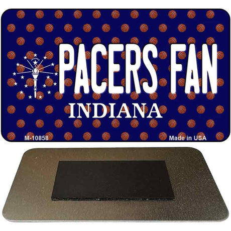 Pacers Fan Indiana State License Plate Tag Magnet M-10858