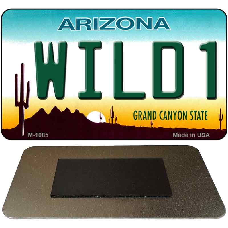 Wild 1 Arizona State License Plate Tag Magnet M-1085