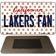 Lakers Fan California State License Plate Tag Magnet M-10860