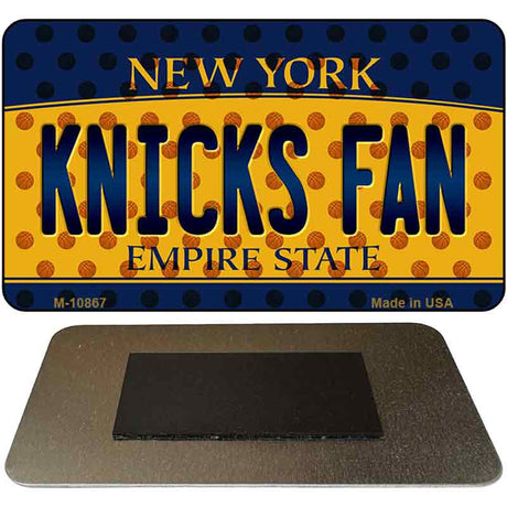 Knicks Fan New York State License Plate Tag Magnet M-10867