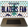 Blazers Fan Oregon State License Plate Tag Magnet M-10872