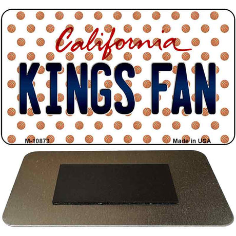 Kings Fan California State License Plate Tag Magnet M-10873