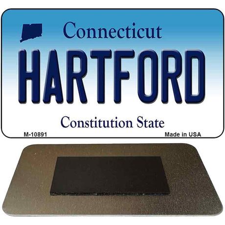 Hartford Connecticut State License Plate Tag Magnet M-10891