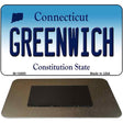 Greenwich Connecticut State License Plate Tag Magnet M-10895