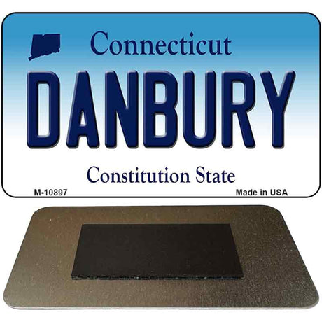 Danbury Connecticut State License Plate Tag Magnet M-10897