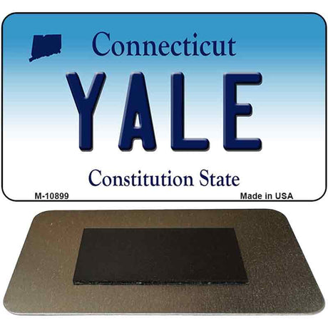 Yale Connecticut State License Plate Tag Magnet M-10899