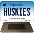 Huskies Connecticut State License Plate Tag Magnet M-10902