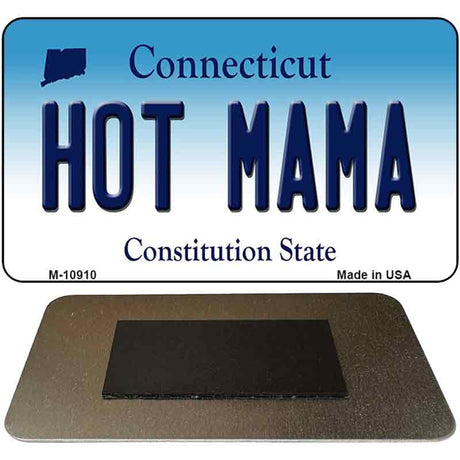 Hot Mama Connecticut State License Plate Tag Magnet M-10910