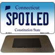 Spoiled Connecticut State License Plate Tag Magnet M-10913