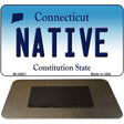 Native Connecticut State License Plate Tag Magnet M-10921